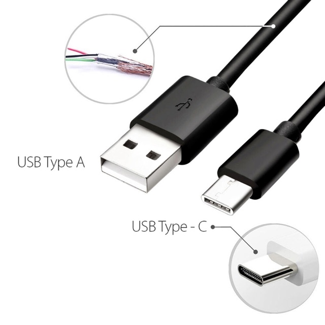 Cáp sạc usb type c samsung
