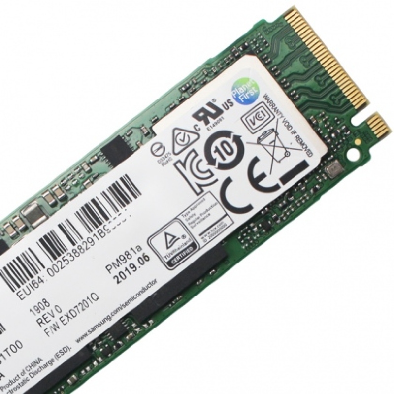 Bảng Gia ổ Cứng Ssd M2 Pcie 256gb Samsung Pm981a Nvme 2280 Oem Samsung 970 Evo