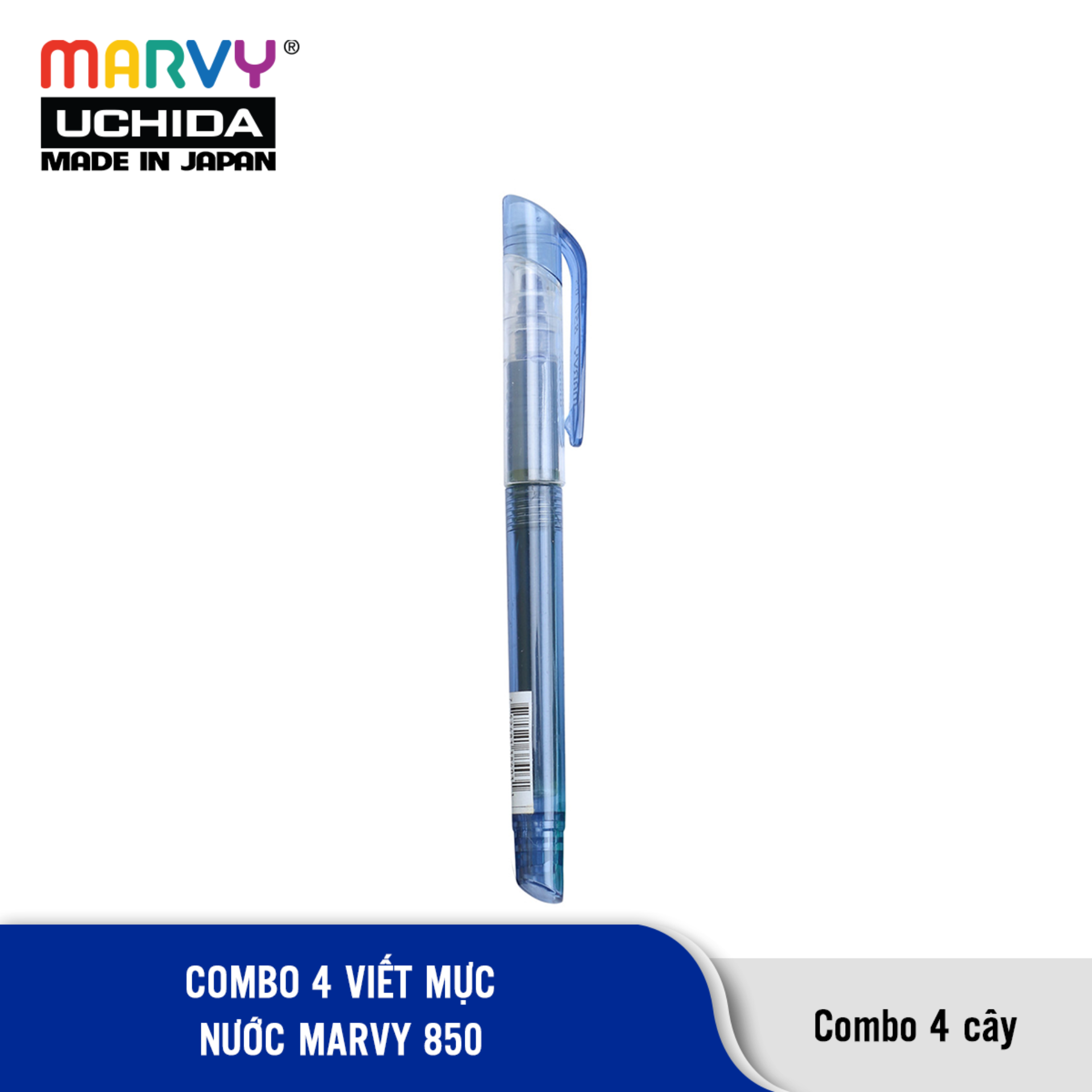 Combo 4 Viết Mực Nước Marvy 850