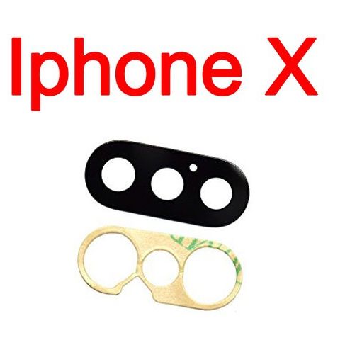Mặt Kính Camera Sau Iphone X Không Khung, Có Kèm Theo Keo, Linh Kiện Thay Thế
