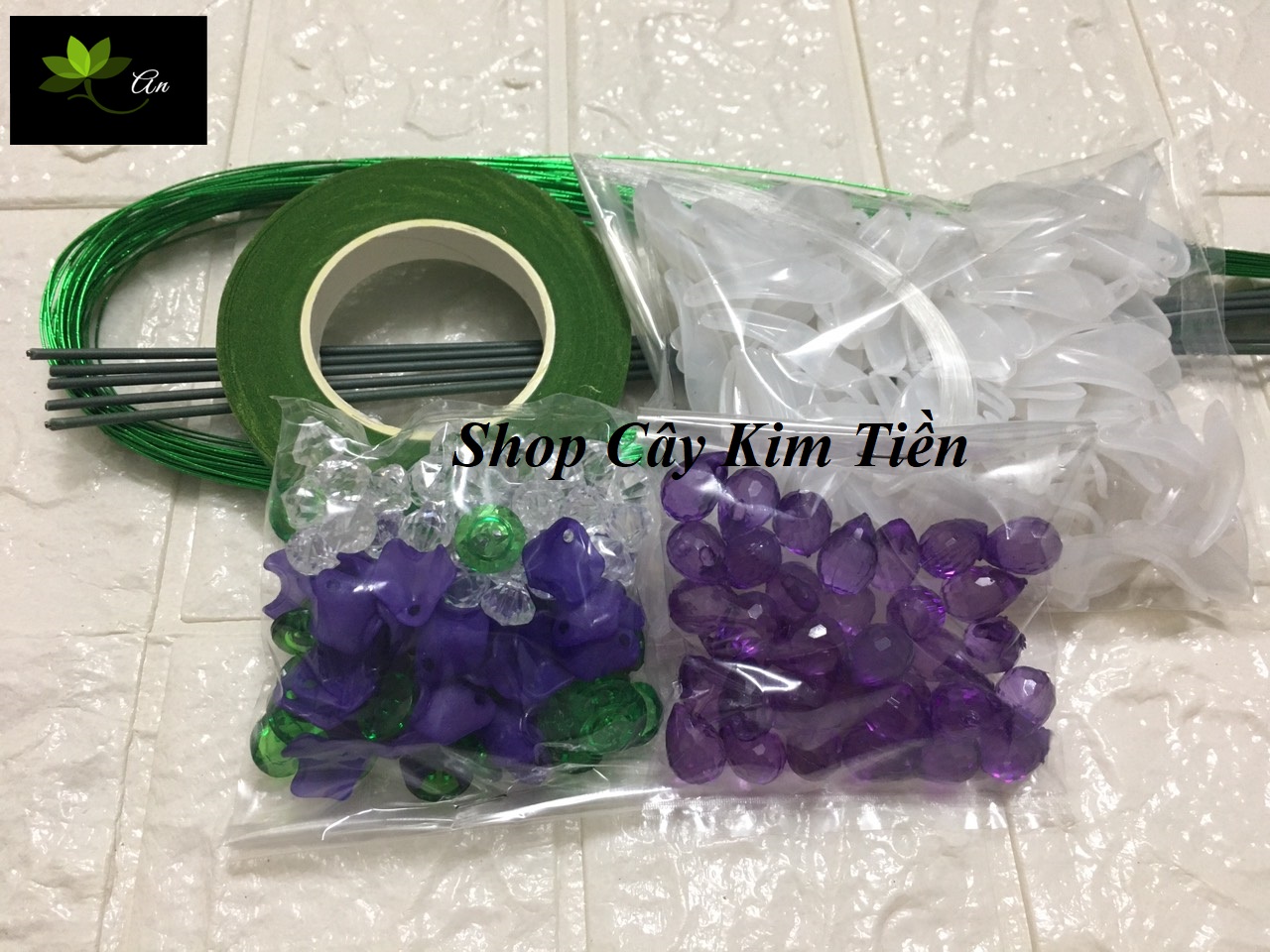 Nguyên liệu làm cành lan cánh cúc ( có video hướng dẫn)