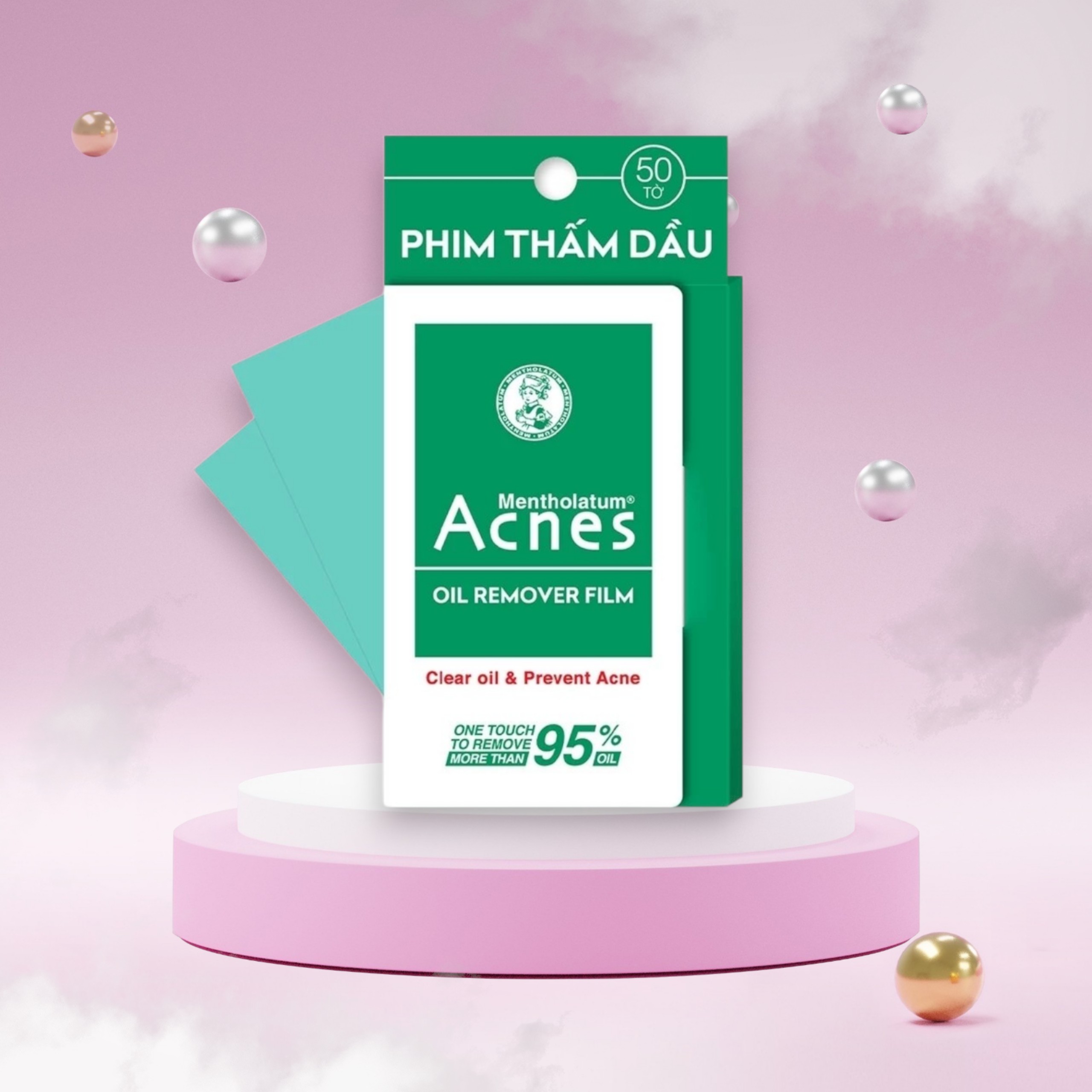 Phim thấm dầu Acnes (Film 50 tờ)