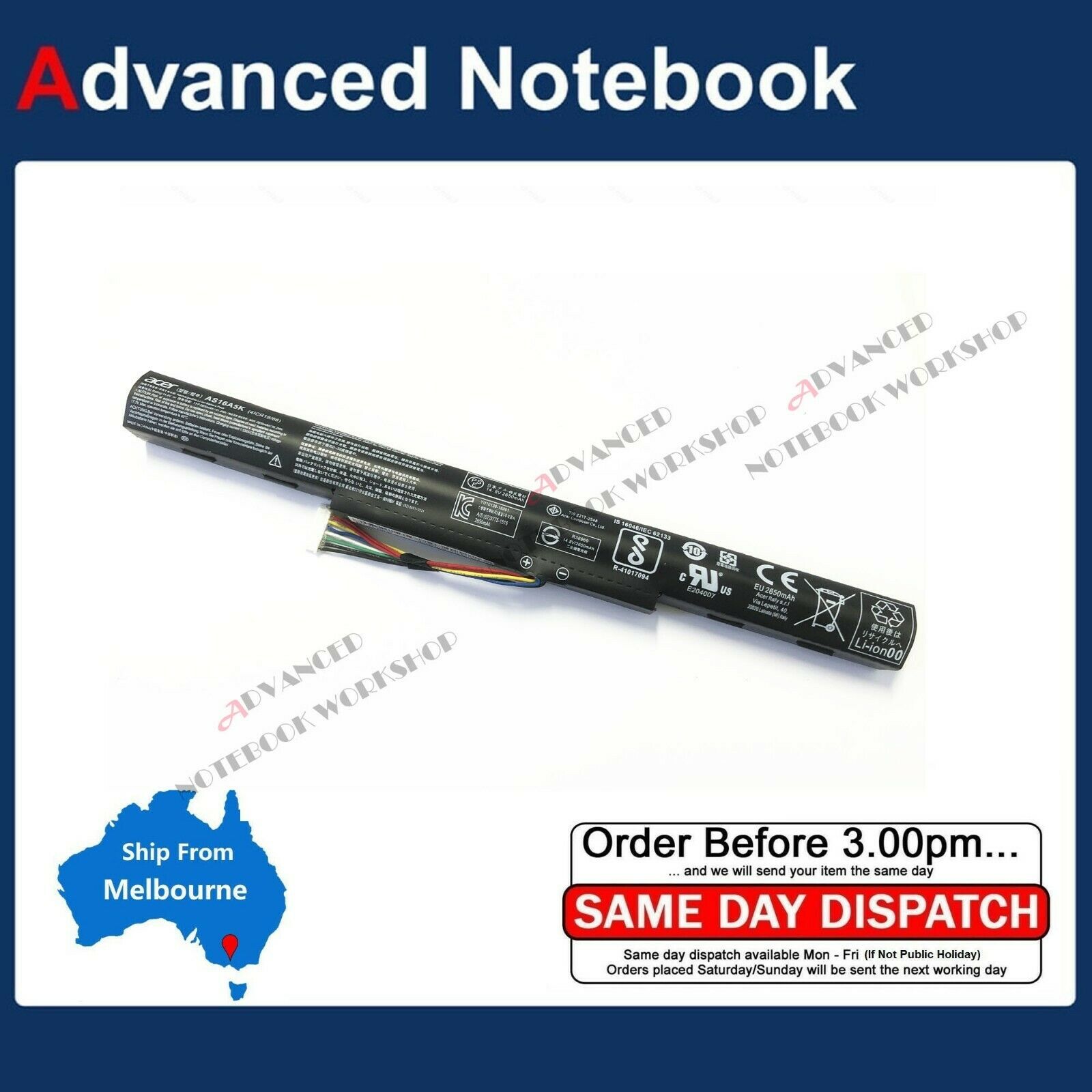 ⚡️PIN ZIN ] Pin Laptop Acer Aspire E14 E5-475G E5-475 E5-774G E5-575G E5-573G E5-575 E5-523G E5-553G