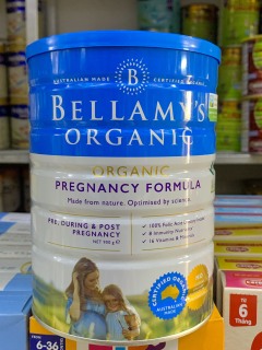 DATE 2024 Sữa Bellamy s Organic Pregnancy Formula 900g Cho Mẹ Bầu thumbnail