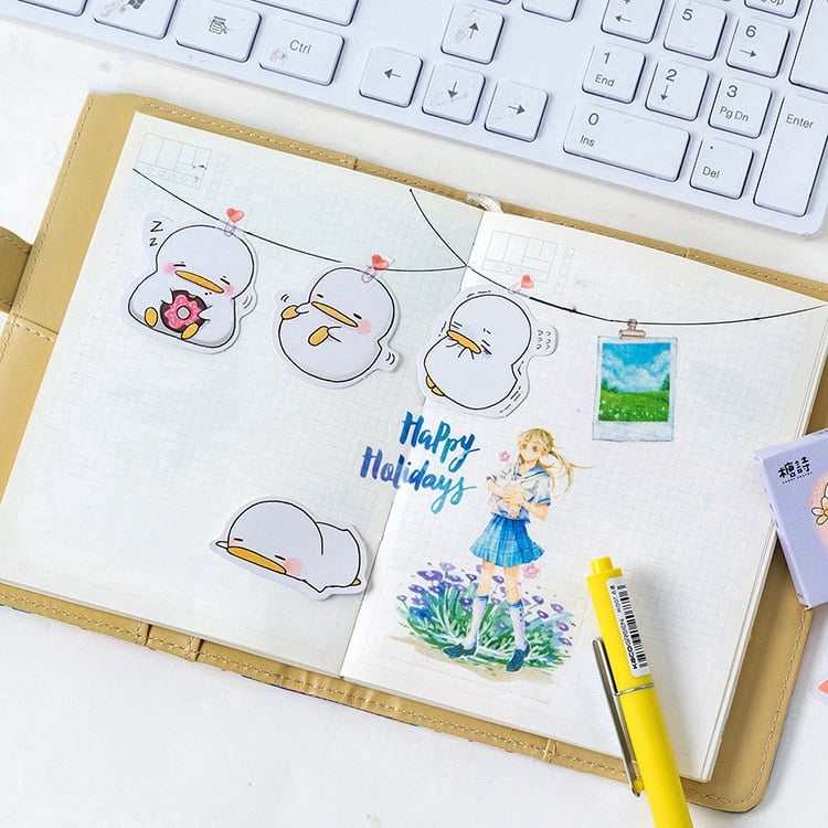Hộp 45 Sticker dán Vịt Con