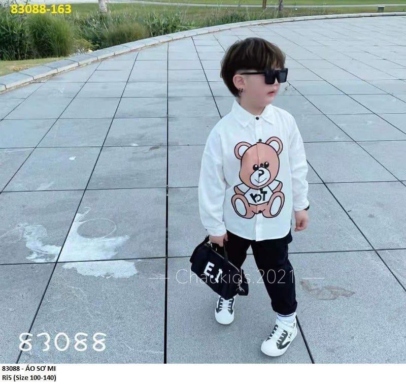 bộ sơ mi cho bé trai 9-19kg