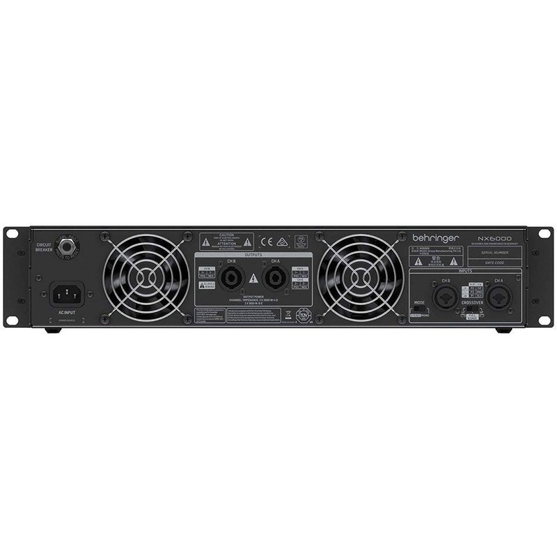 CỤC ĐẨY CÔNG SUẤT 2 KÊNH BEHRINGER NX6000 NHẬP KHẨU
