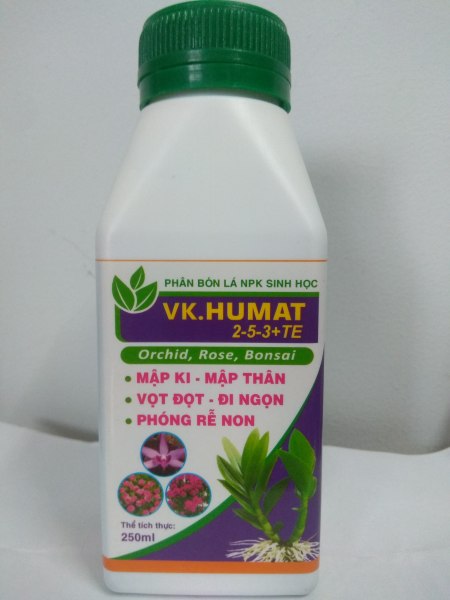[HCM]VK HUMAT 2-5-3+TE mập thân - dày lá - vọt đọt - Chai 250 ml