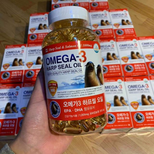 Tinh Dầu 2 HC Omega 3 Hàn Quốc - Màu Đỏ
