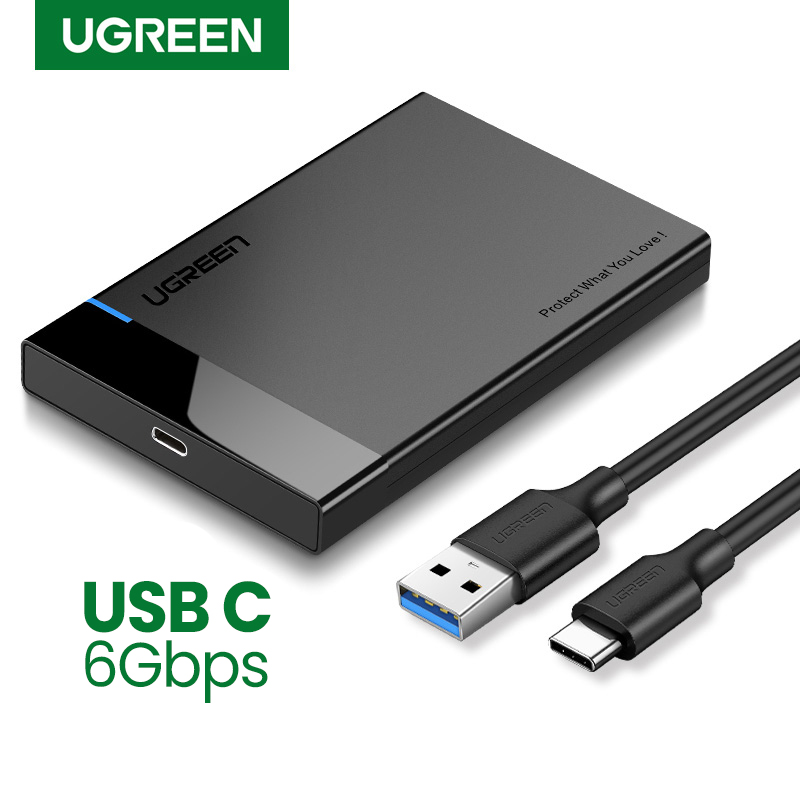 UGREEN HDD Case 2.5 SATA to USB 3.0 Adapter Hard Drive Enclosure for SSD