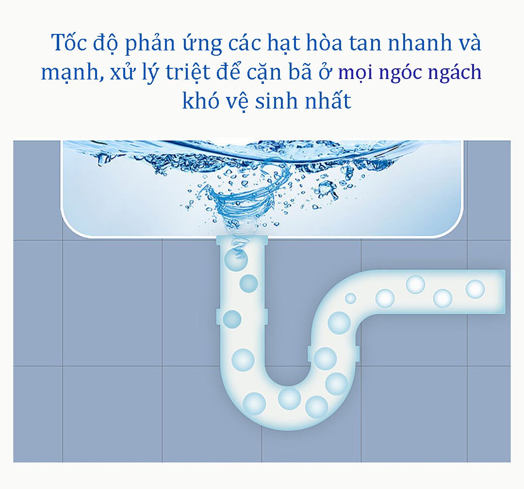 [ Combo 3 lọ ] Bột thông cống YuHao cực mạnh