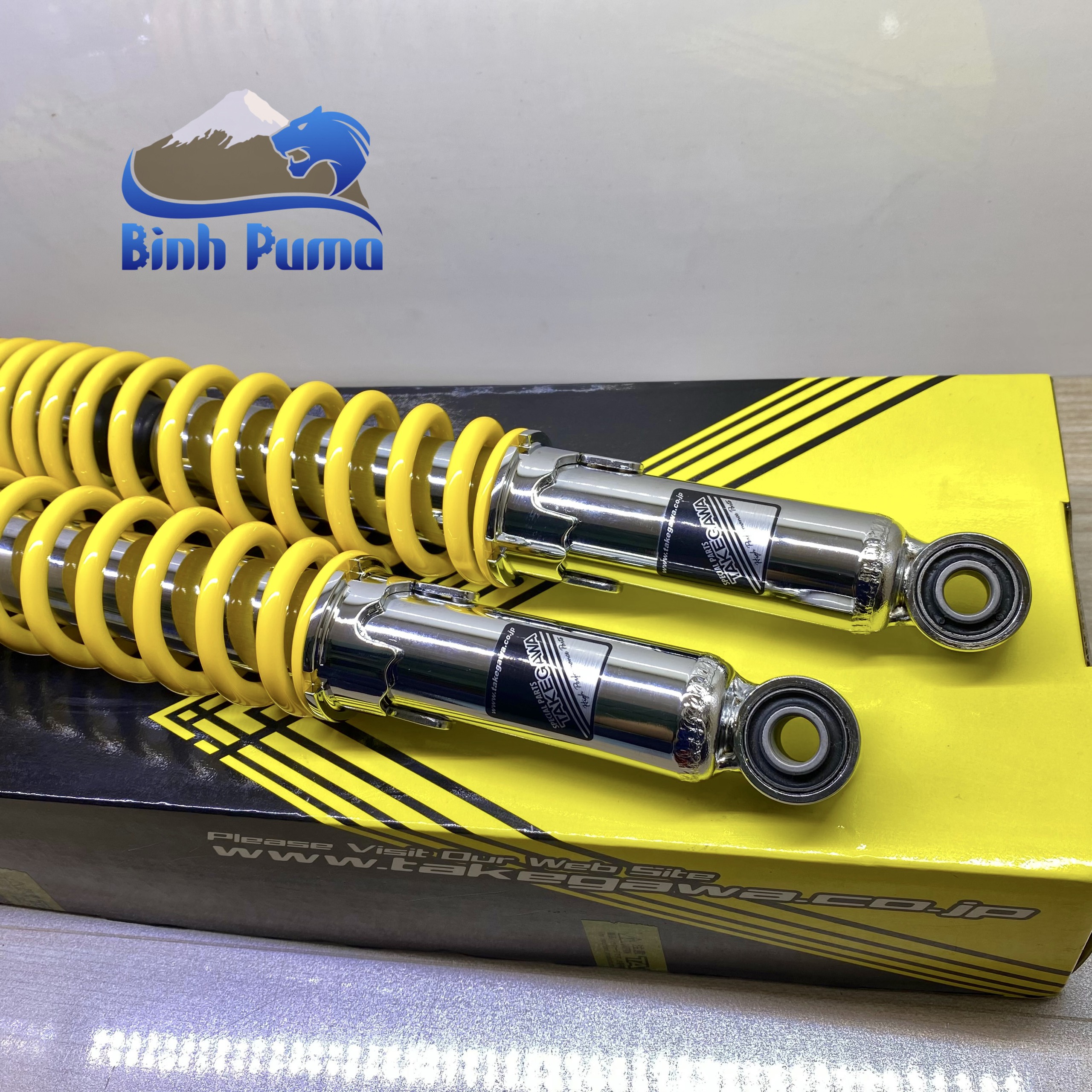[HCM]Phuộc Chiều Dài 345mm TAKEGAWA Vàng