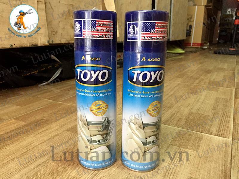Toyo xịt bóng đồ da và đồ gỗ