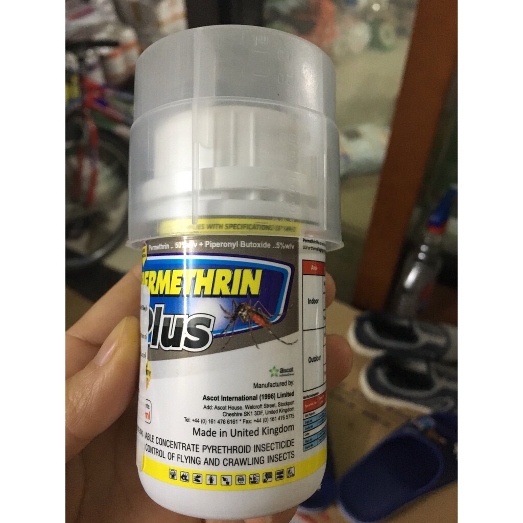 Thuốc diệt muỗi Permethrin plus Nhập khẩu Anh Quốc 100ml