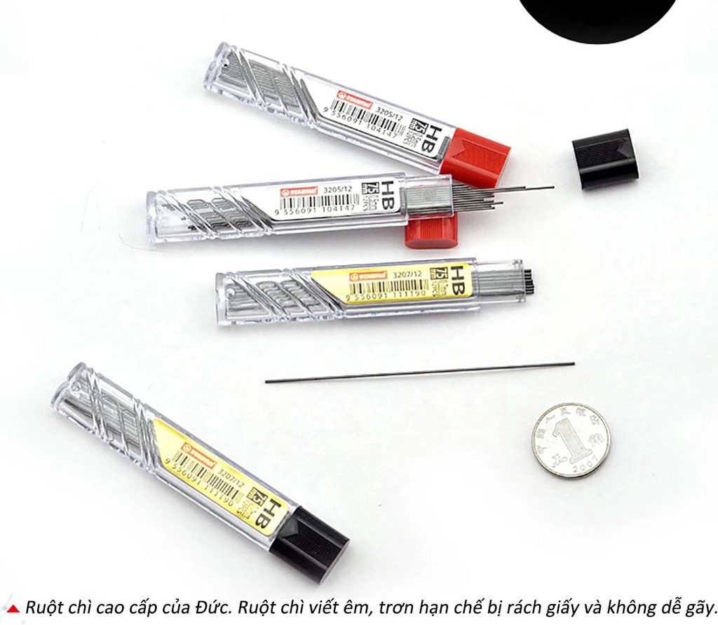 1 Tuýp 12/24 ruột chì STABILO nét 0.5/0.7mm