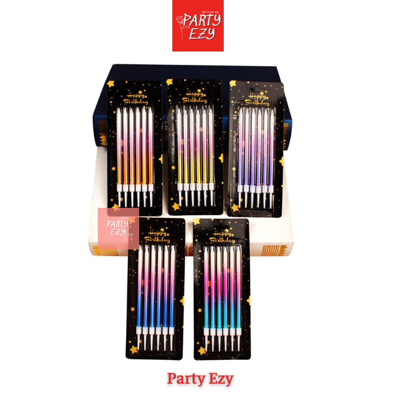 ĐÈN CẦY GRADIENT, ĐÈN CẦY MÀU LOANG - PHỤ KIỆN SINH NHẬT