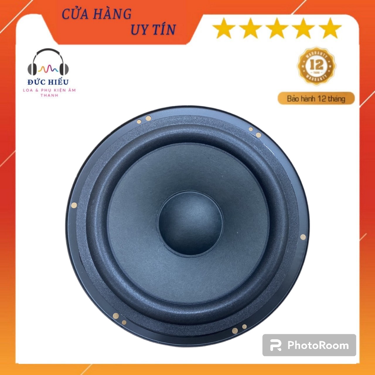 Củ loa mid bass 16 lg 4 ohm 50w từ 80mm gân mút tiếng cực hay