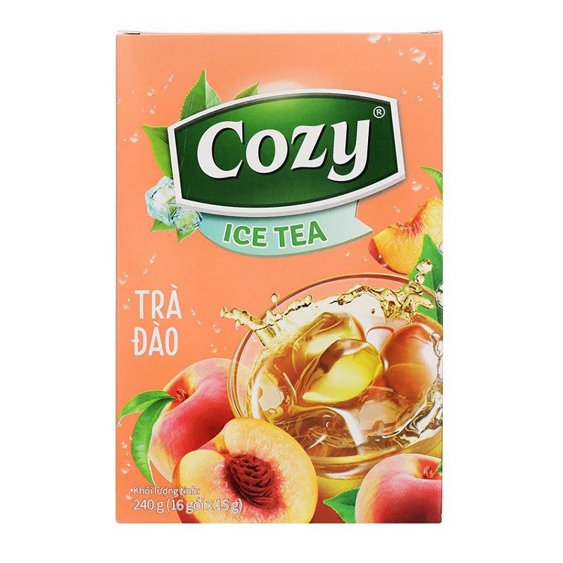 Trà hòa tan cozy ice đào 270g