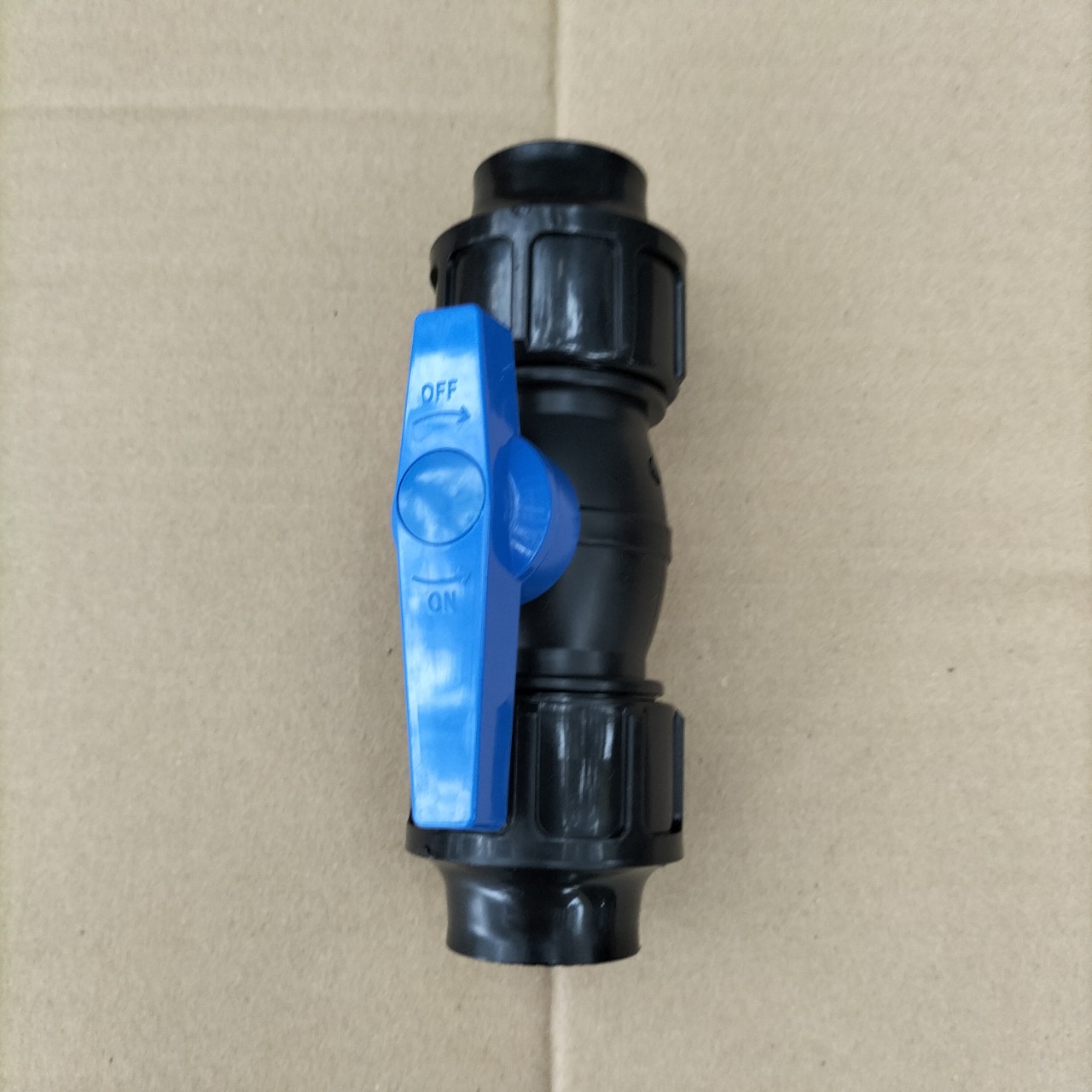 Van khóa ống nước HDPE, van rắc co HDPE