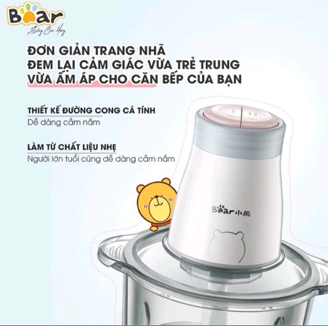 Máy Xay đa năng Bear 2 Lít - Hàng có sẵn