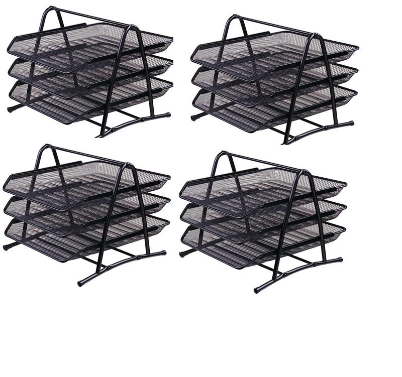 Khay 3 tầng sắt deli 9181