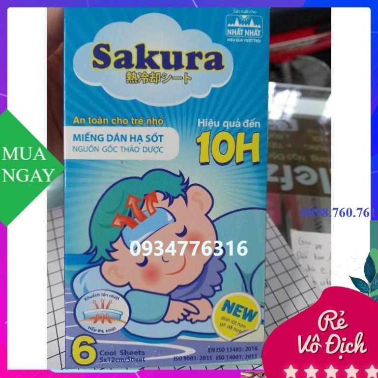 Bịch 2 miếng dán hạ sốt sakura