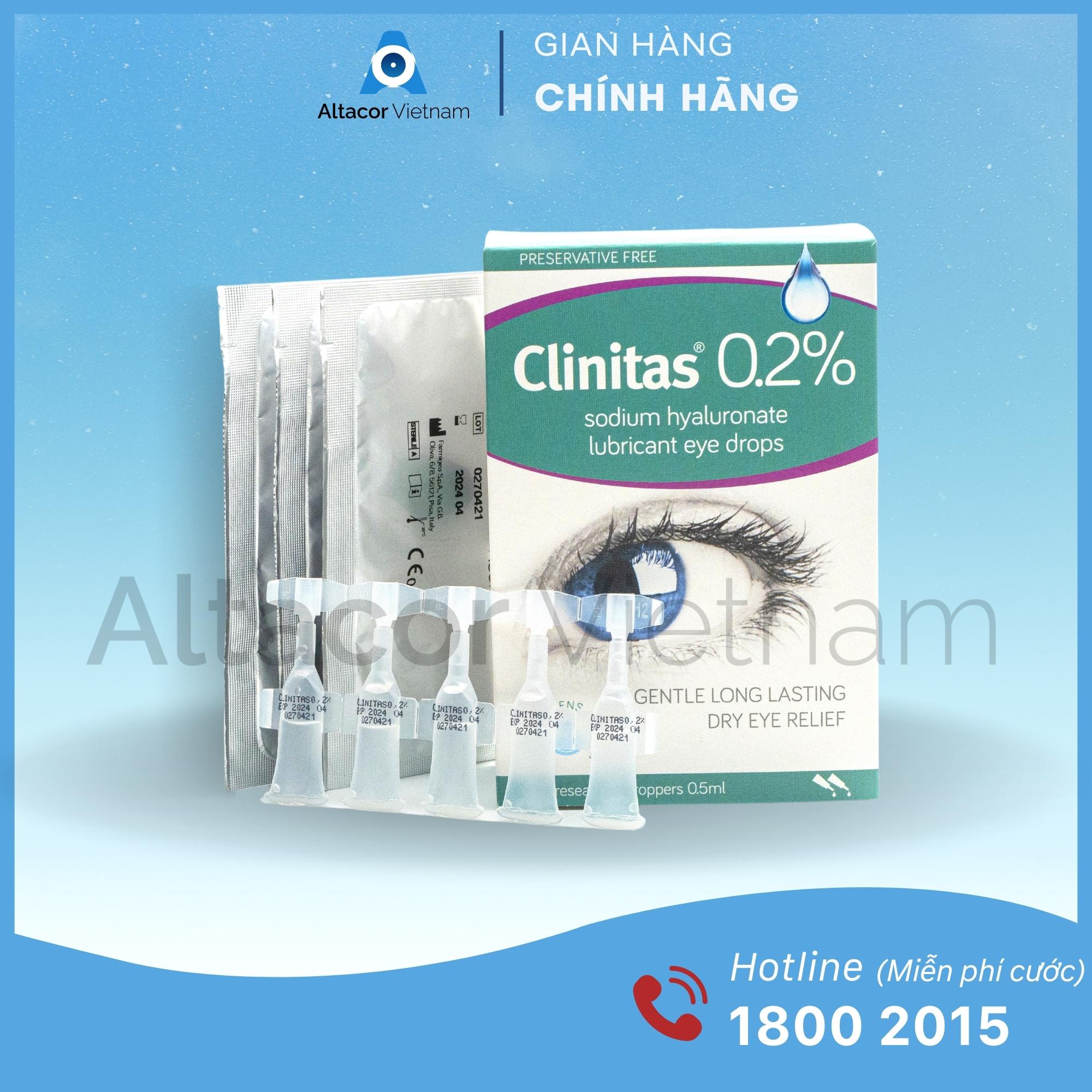 Clinitas 0,2% - Nước nhỏ mắt nhân tạo CLINITAS 0.2%
