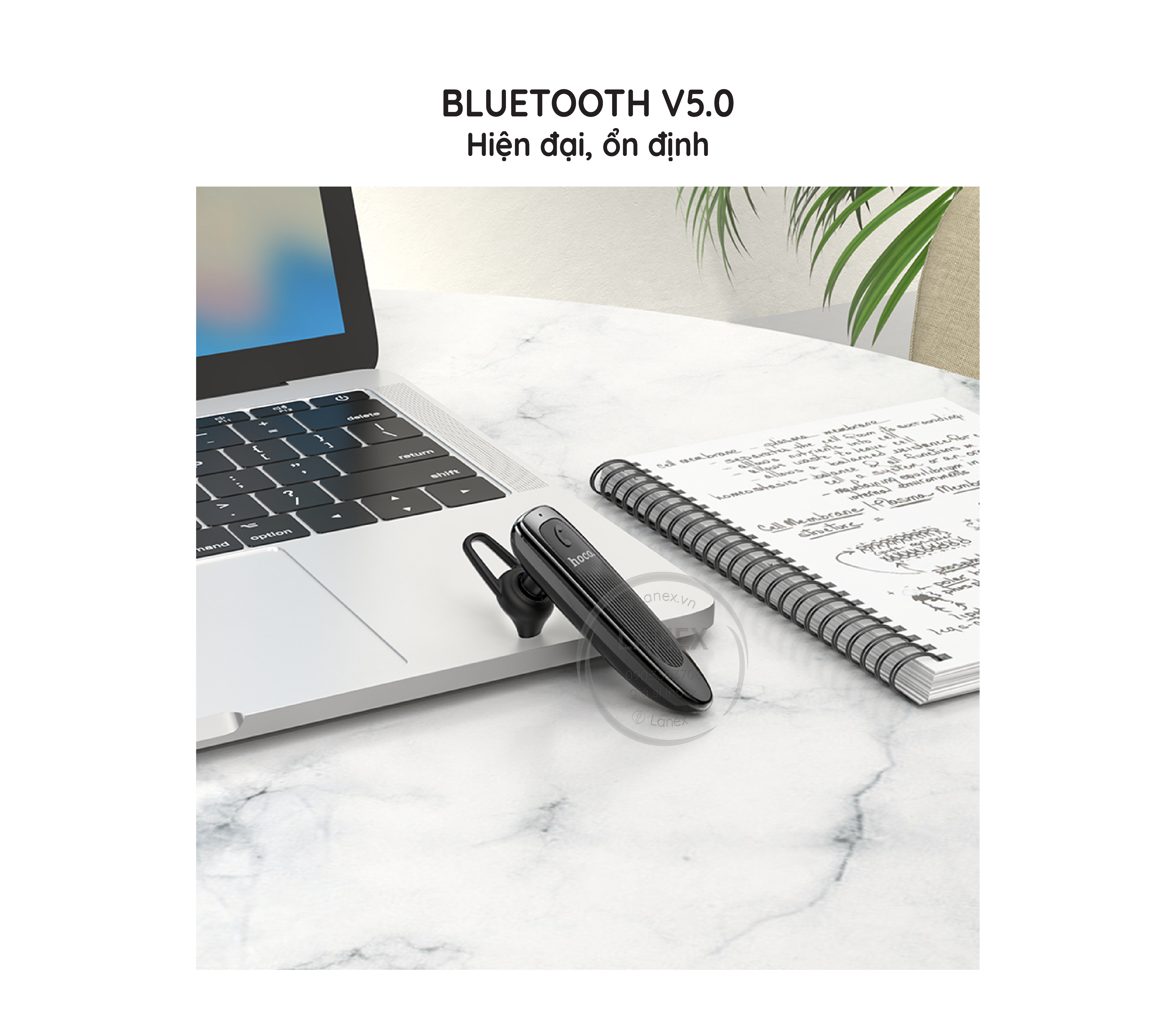 Tai Nghe Bluetooth Hoco E60 1 Bên V5.0 Có Mic