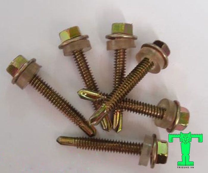 10 con vít bắn tôn sắt đầu lục giác 2f5 - 7f5