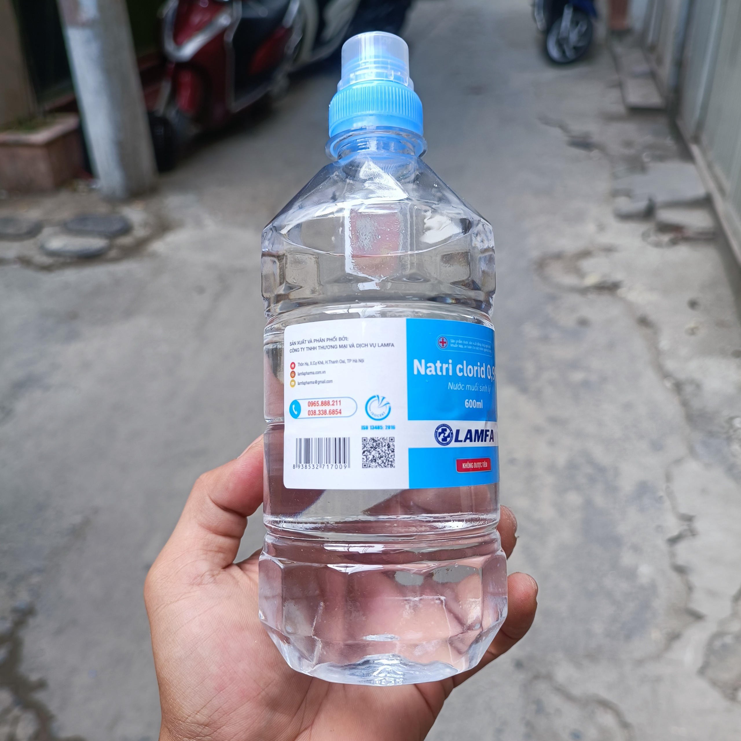 Nước Muối Sinh Lý Natri clorid 0.9% Vệ Sinh Da