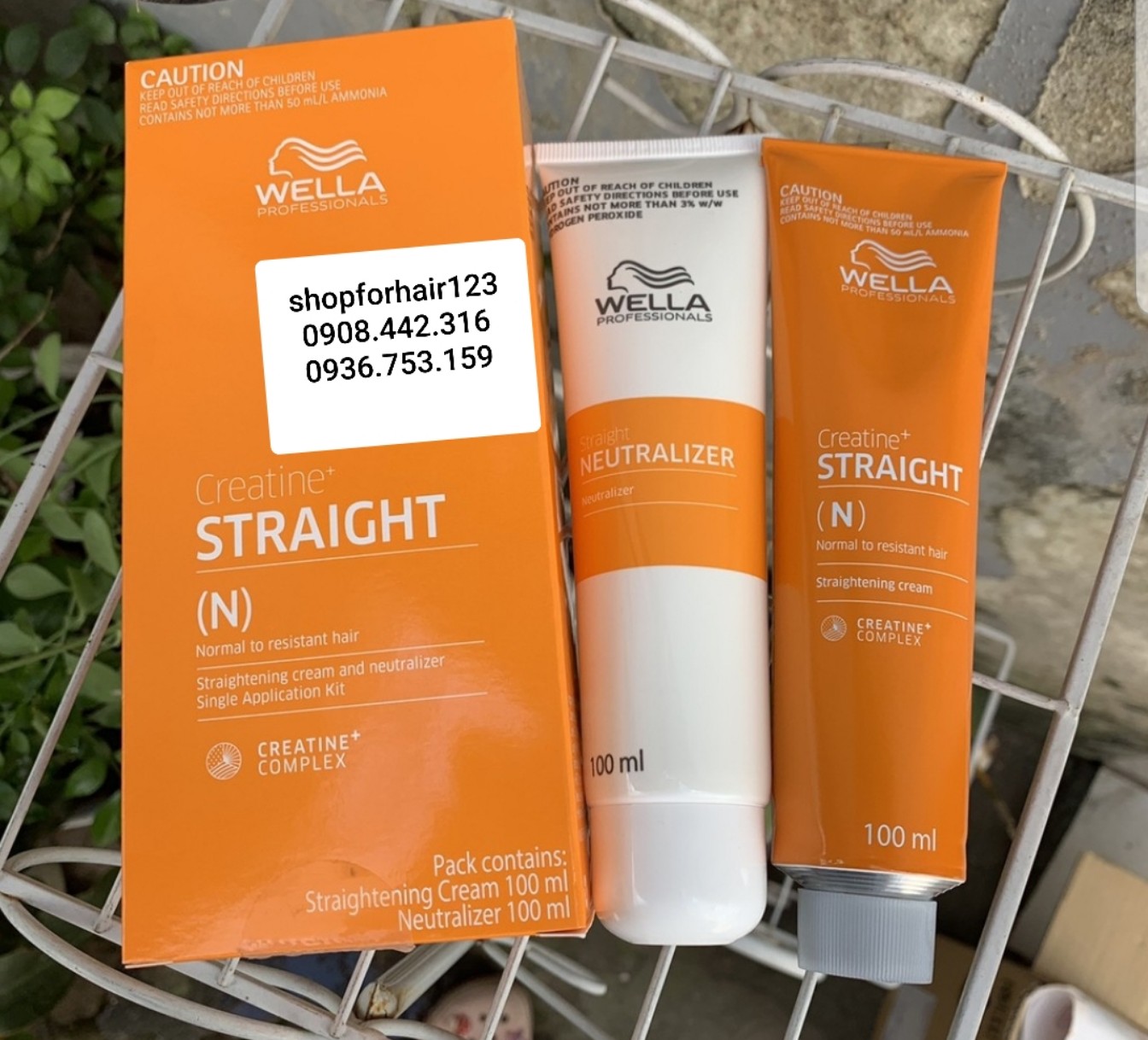 [HCM]Thuốc duỗi tóc suôn mượt Wella 100ml (mẫu mới)