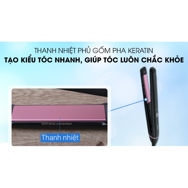 Máy kẹp tạo kiểu tóc Philips BHS675 hãng phân phối