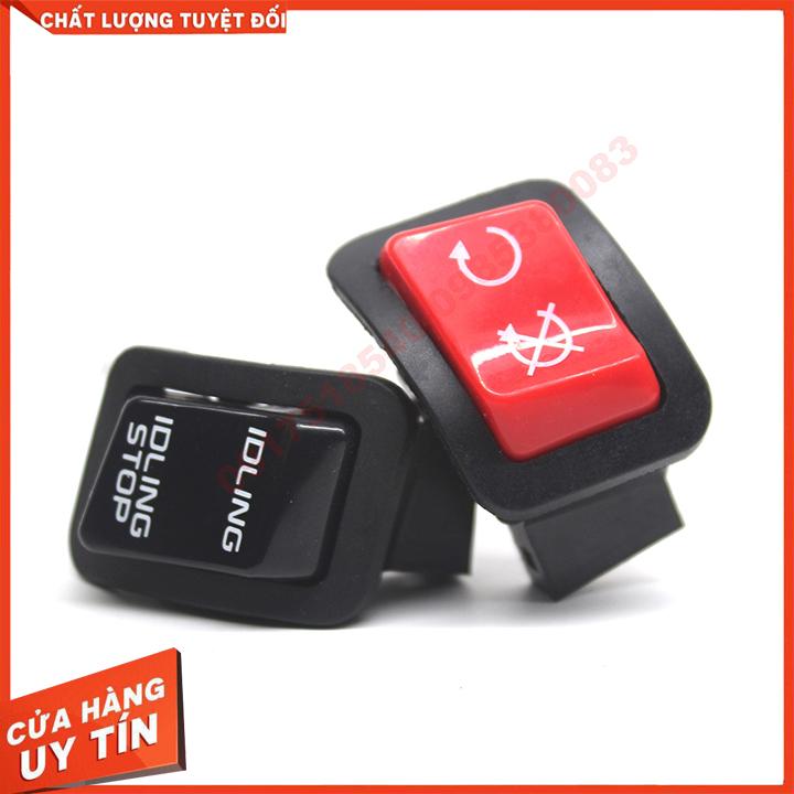Nút Công tắc idling stop màu đỏ giống xe SH300i gắn được cho SH, AB,LEAD,VARIO,CLICK,VISION,WINNER....