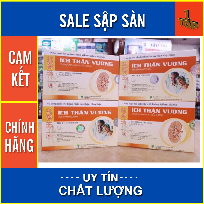 Ích Thận Vương Cho Người Suy Thận Chạy Thận (30 viên)
