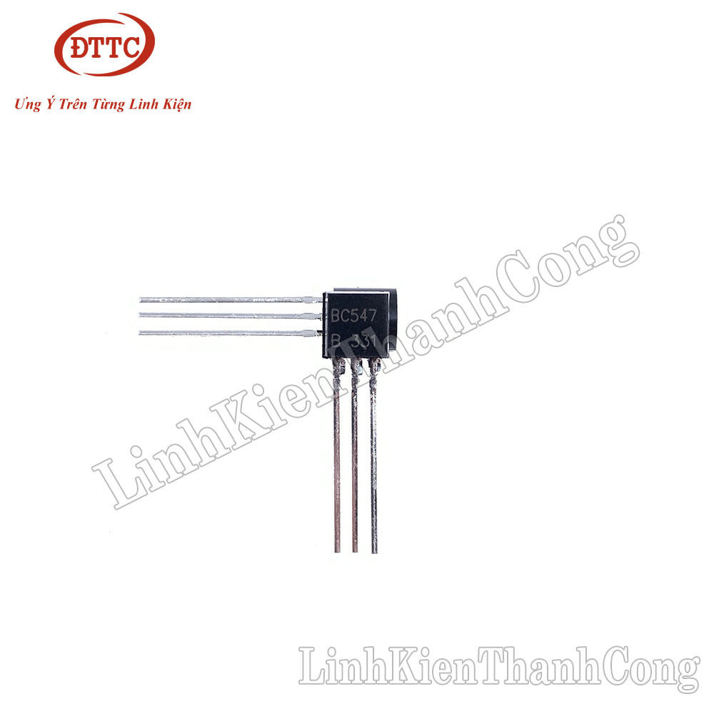 Bộ 2 Chiếc BC547 TRANSISTOR NPN 0.1A 45V TO92