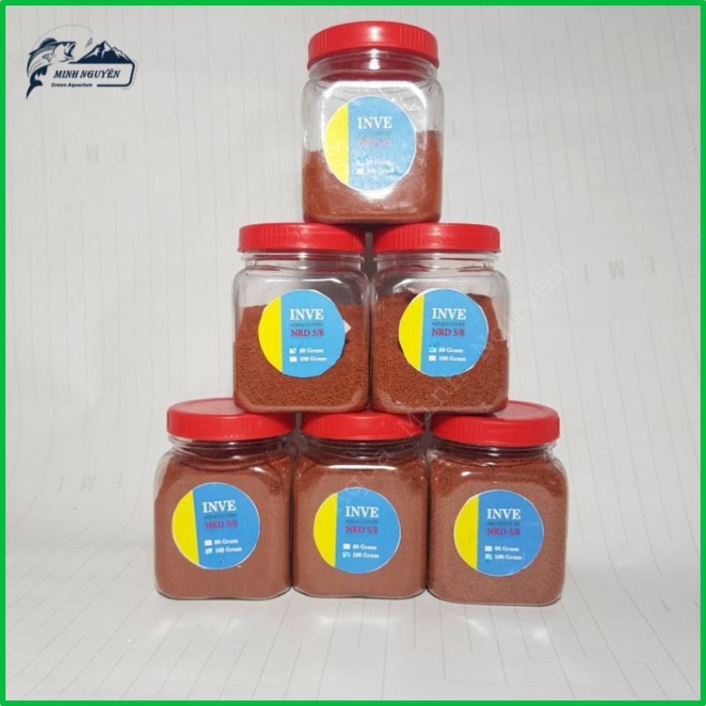 Cám Nhập Thái Inve NRD 3/5 Cám Dành Cho Cá Con Và Cá Lớn ( 50Gram/100Gram)