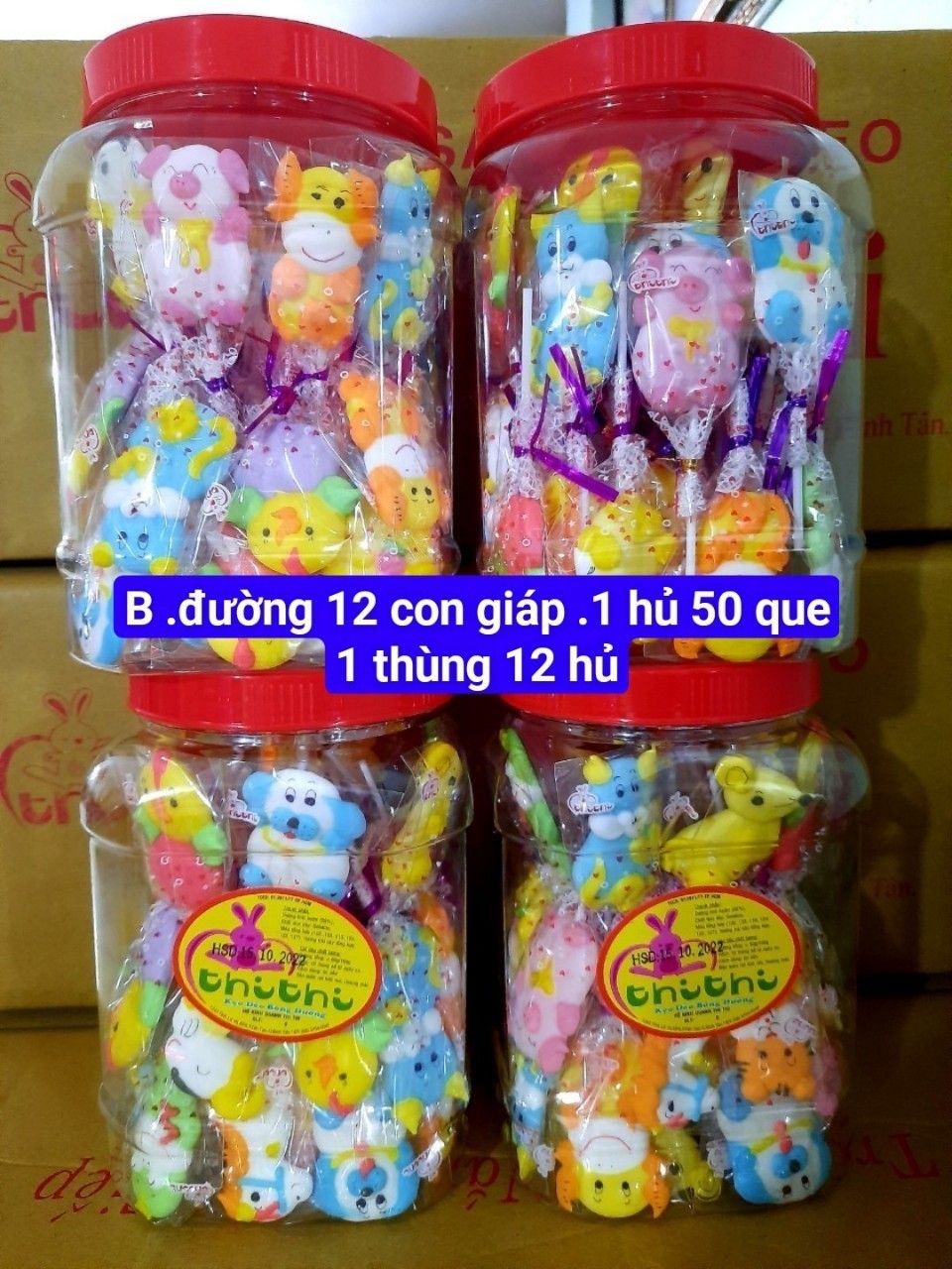 Kẹo Bông Đường Hủ 50 Que