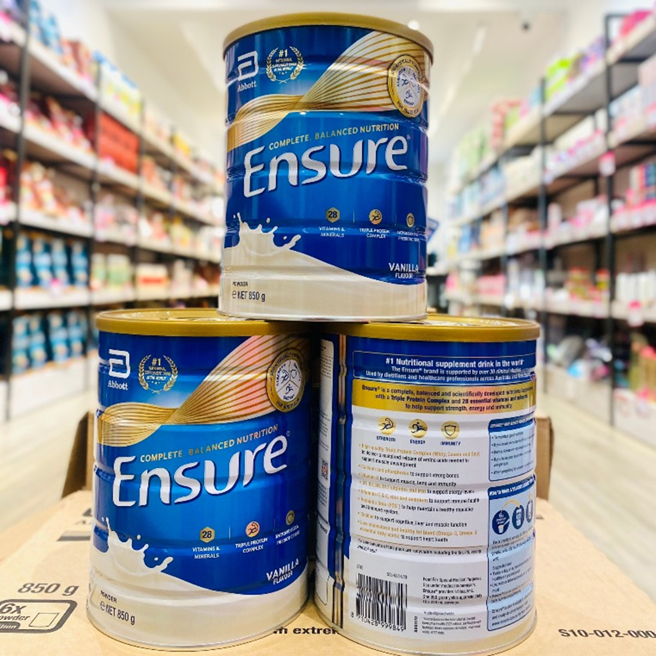 Combo 2 Hộp Sữa Bột Ensure Úc 850g - Date 01 / 2026
