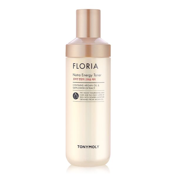 Nước hoa hồng cấp ẩm, chống nhăn TonyMoly FLORIA NUTRA ENERGY TONER