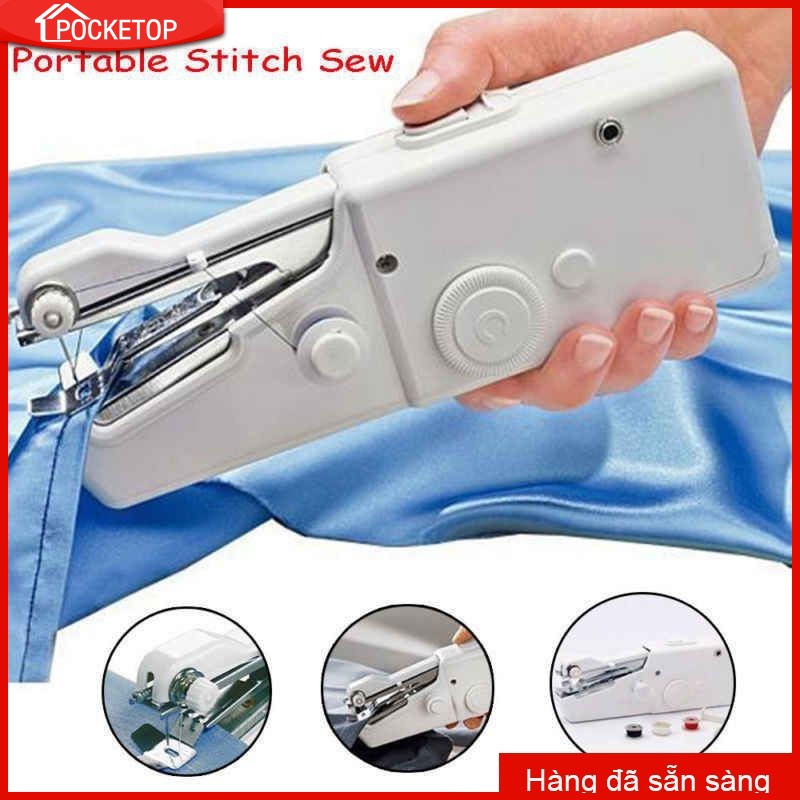 Máy khâu mini cầm tay - máy may mini handy stitch nhỏ gọn tiện dụng