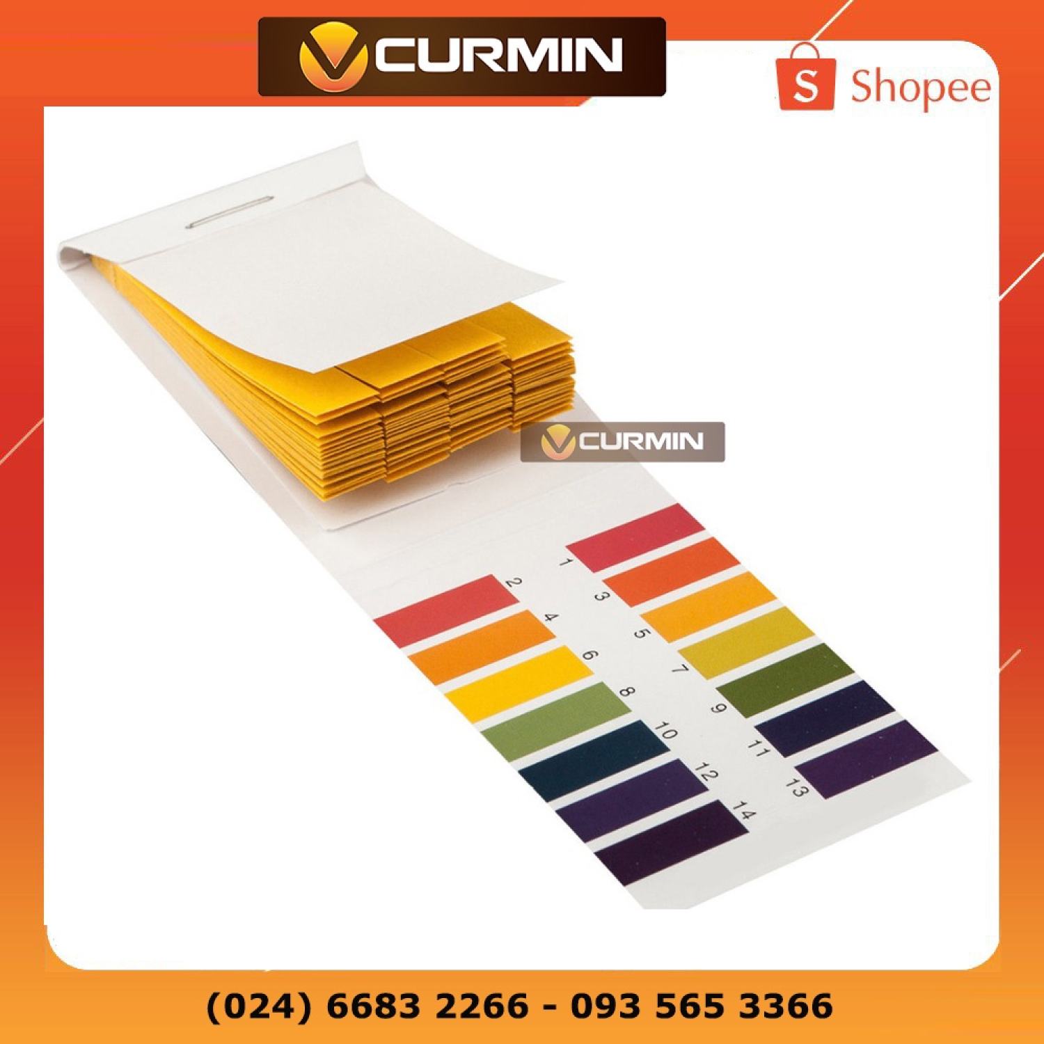 Gói 80 giấy quỳ thử độ ph 1-14