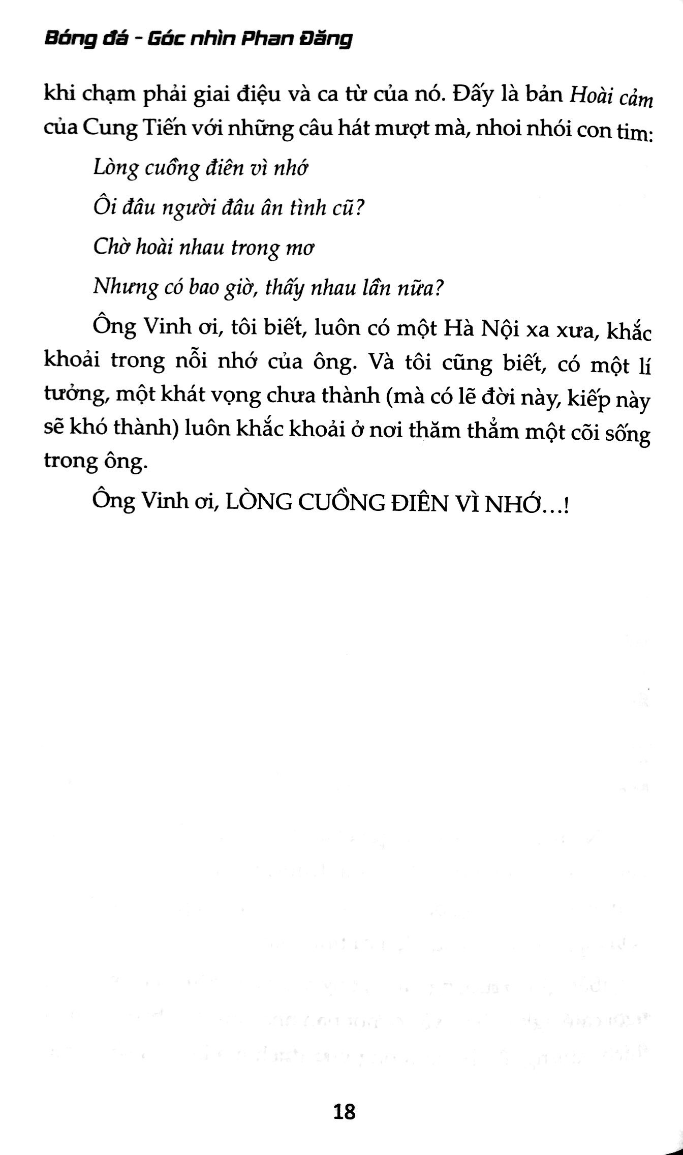 Fahasa - Bóng Đá - Góc Nhìn Phan Đăng