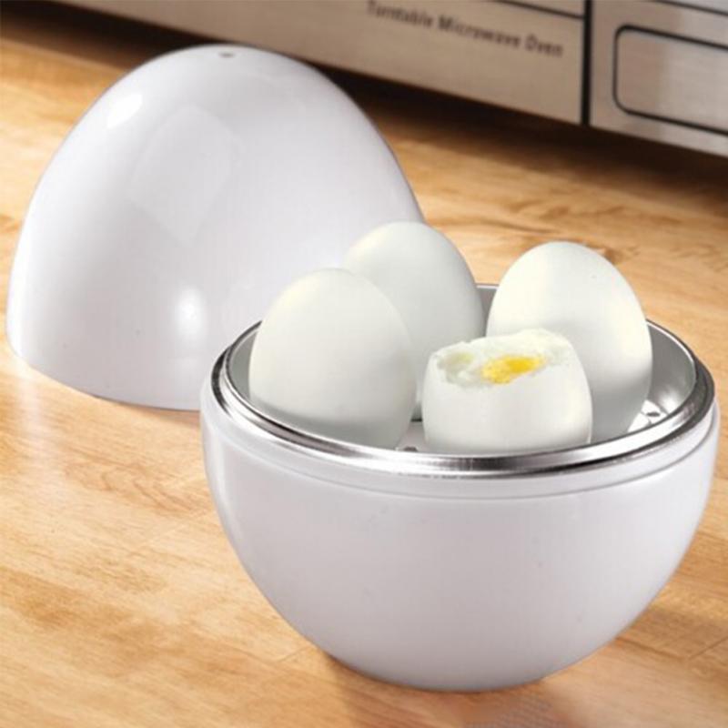 Microwave 4 Egg Boiler Steamer Poacher Boiler Cooker Kitchen Tools safely Egg Tools Egg Poachers Egg Cooker