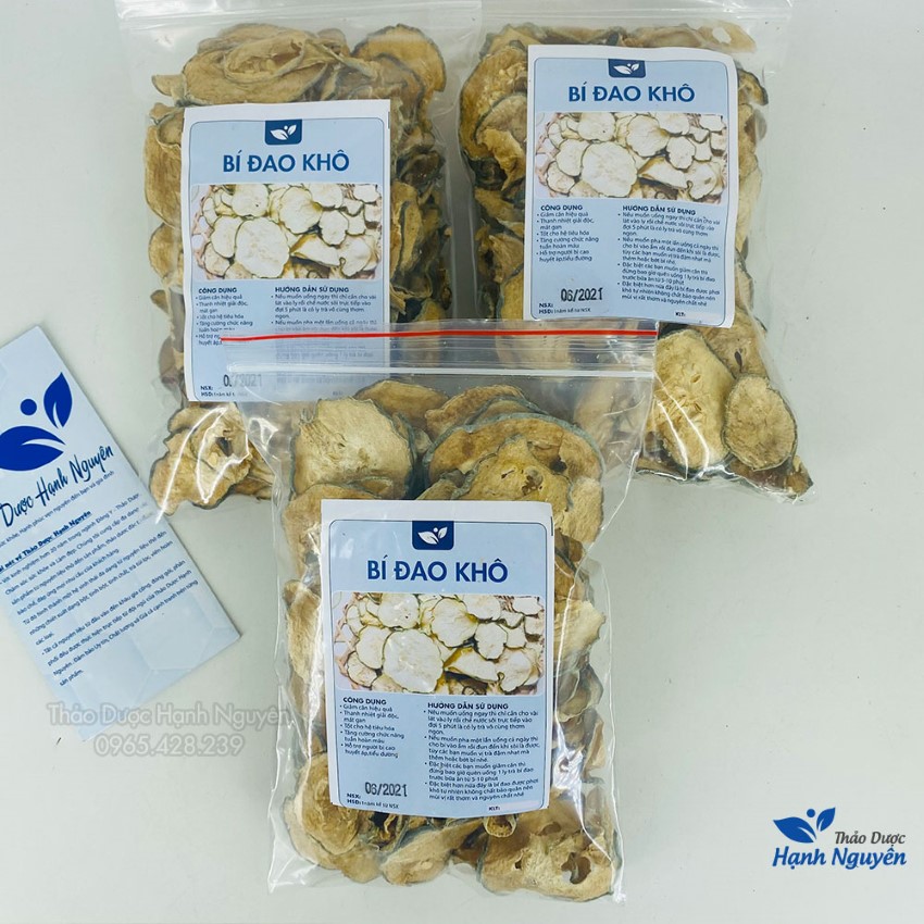 Bí đao sấy lạnh 100g, trà sâm bí đao thanh nhiệt, mát gan, giảm nóng trong, hỗ trợ giảm cân hiệu quả