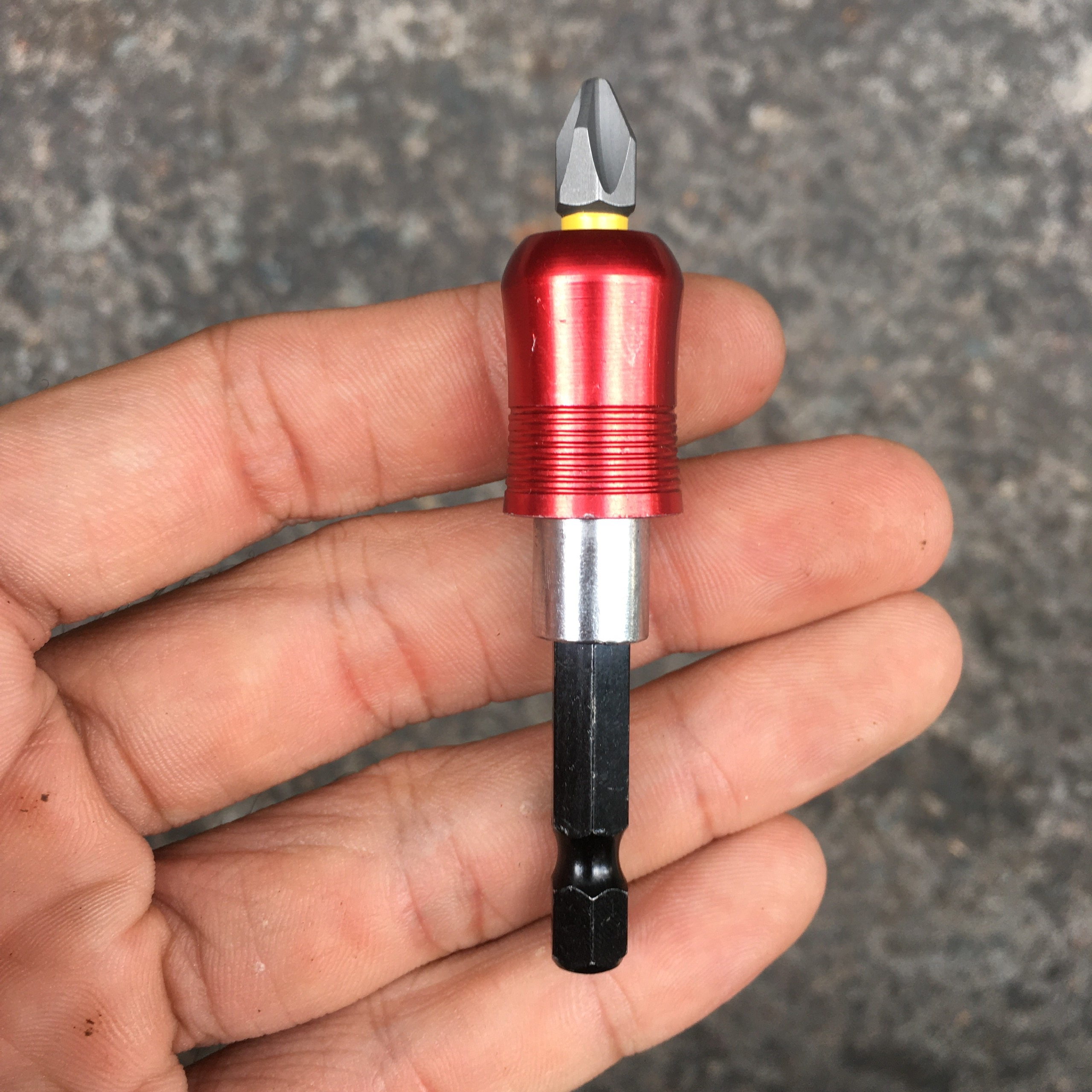 Đầu Nối Vít Nhanh Màu Đỏ Dài 6cm