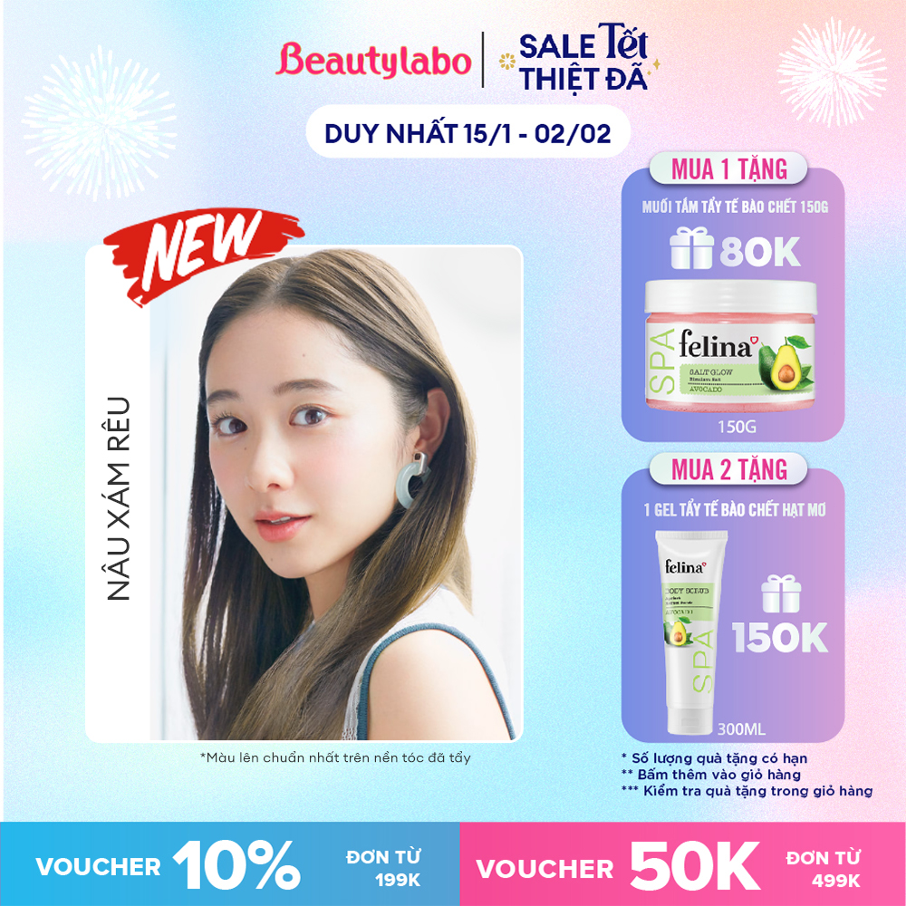 [Hàng Nội Địa Nhật] Thuốc Nhuộm Tóc Tại Nhà Dạng Bọt Beautylabo Whip Hair Color 125ml sắc màu cá tính - Sản xuất tại Nhật