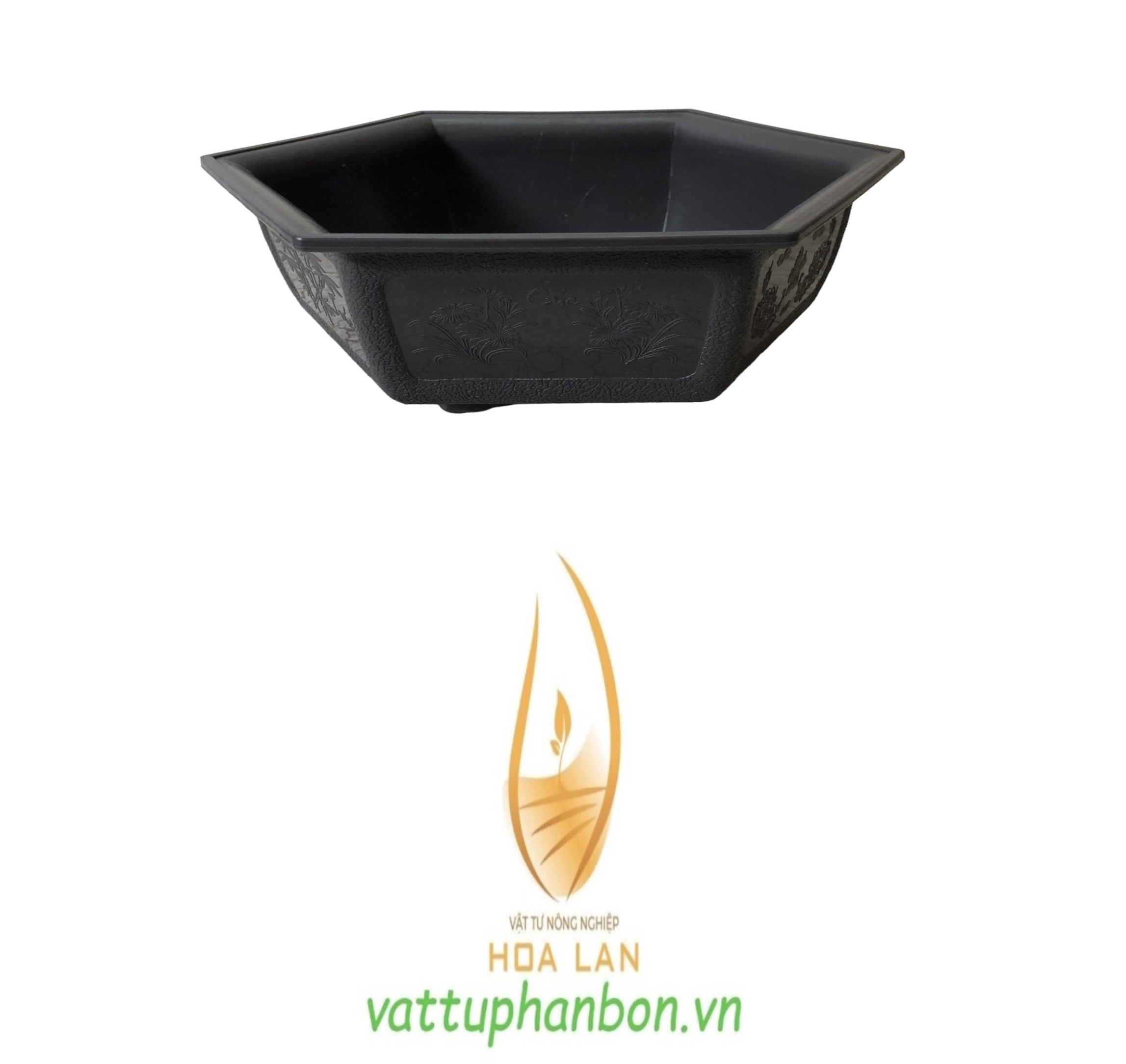 Chậu Lục giác Bonsai Mini 21x8cm - #017C#