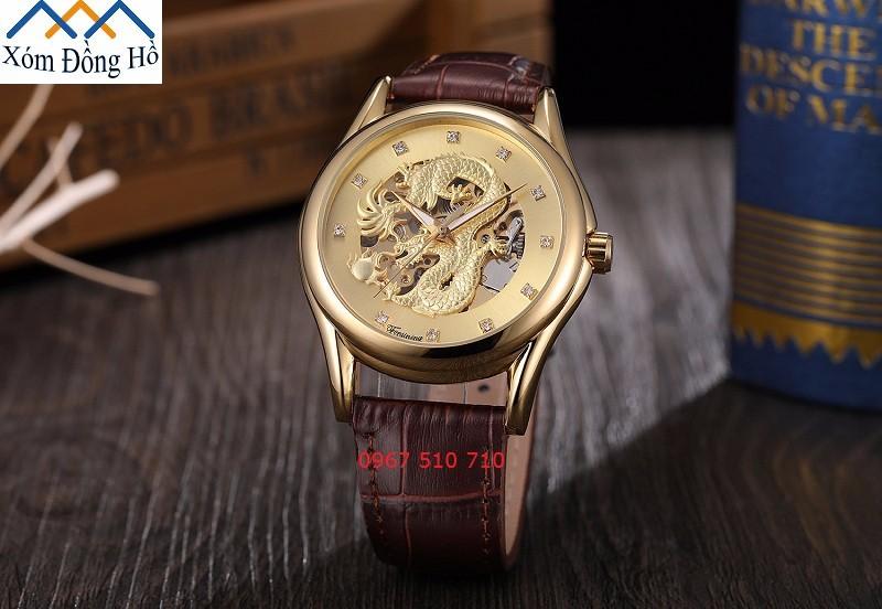 [HCM]Đồng Hồ Nam Dây Da Winner - Máy Cơ Tự Động