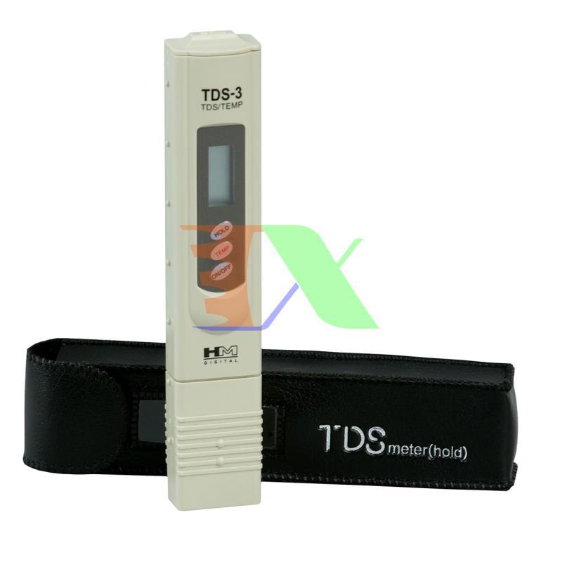Test pen water TDs, pen meter TDS, TDS meter (hold-3), tds-3 (type 1), TDs leather case, pen TDs hold 3, pen meter TDs hydroponic, pen measures EC, pen hardness of water