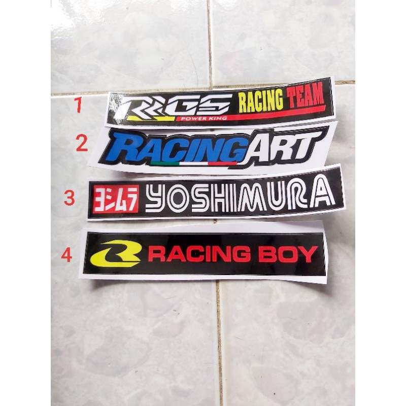 Combo 2 tem decal dán phuộc, dán xe giá rẻ